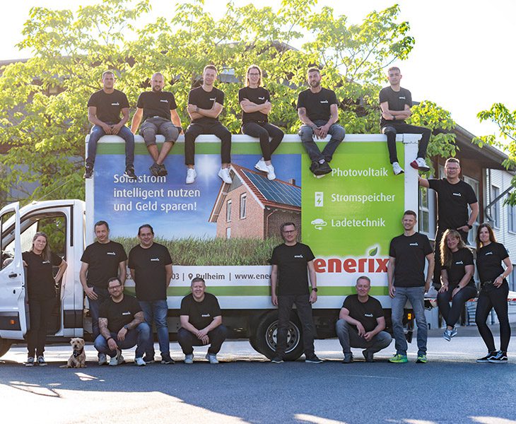 enerix Pulheim - Teamfoto der Photovoltaik Experten